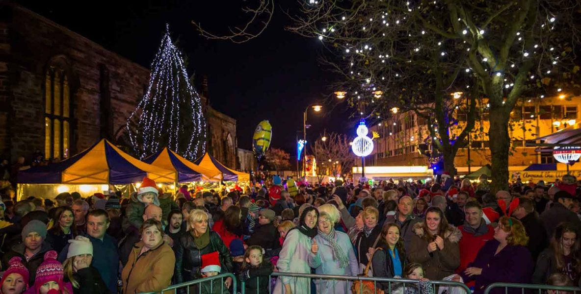 Tamworth Christmas Lights Greyhound Trust Hall Green